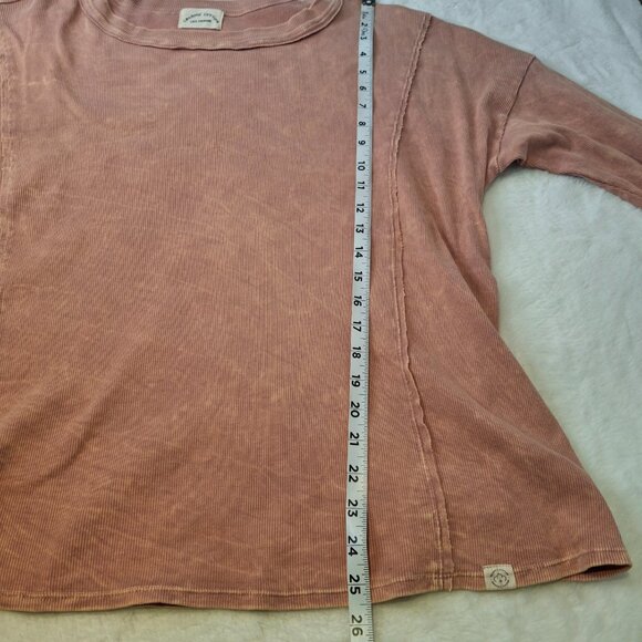 Ces Femme Tie Dye Top Sz S Oversized 100% Organic Cotton Baselayer Boho Grunge - Picture 11 of 13